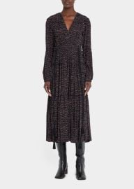 ALC Joana Tiered Side-Tie Maxi Dress - at Bergdorf Goodman